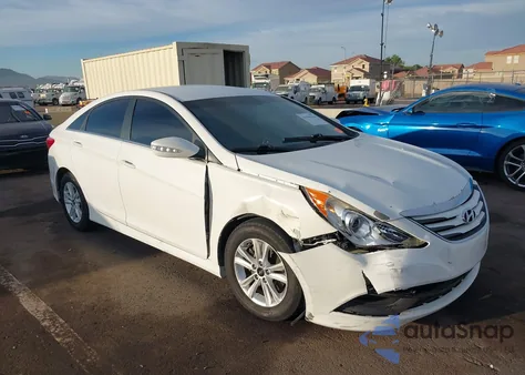 2014 Hyundai Sonata Gls z USA, uszkodzony, nr VIN 5NPEB4ACXEH885253